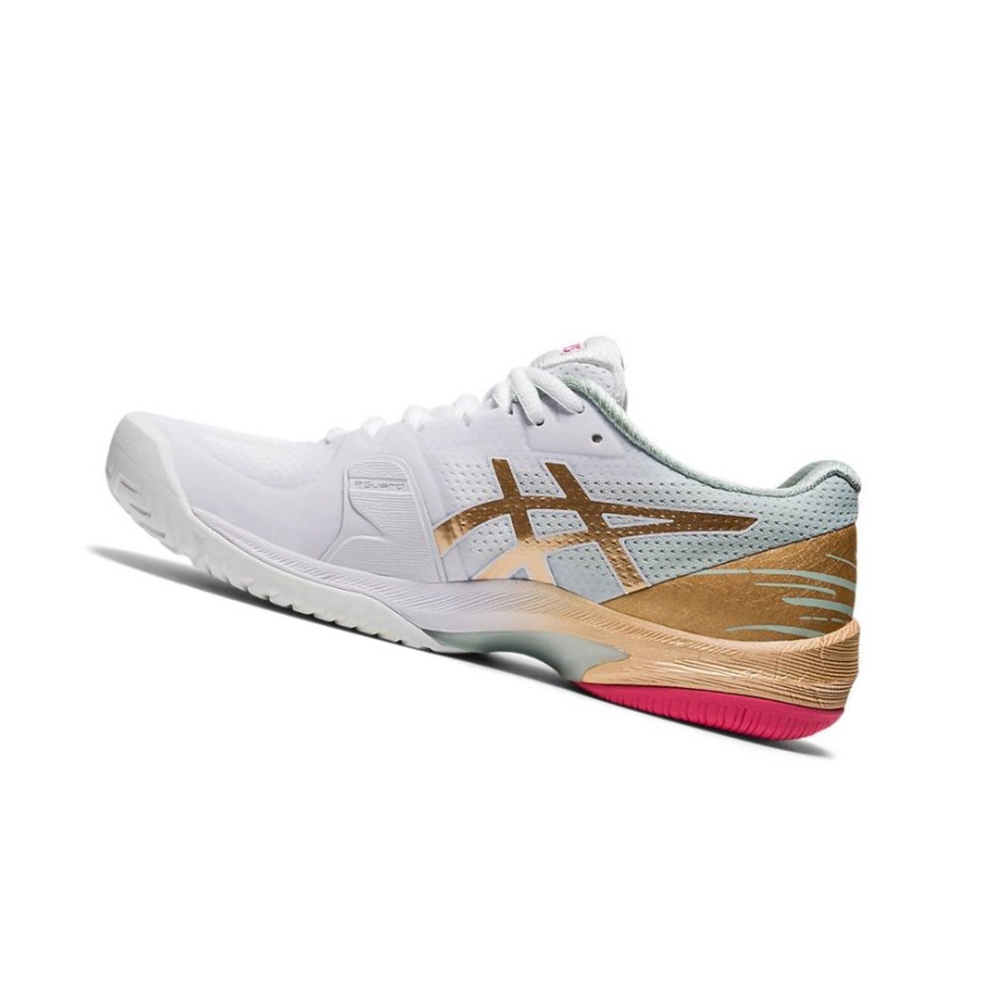 White Women's Asics COURT SPEED FF Tennis Shoes | US25106KZ - Asics Outlet Sale