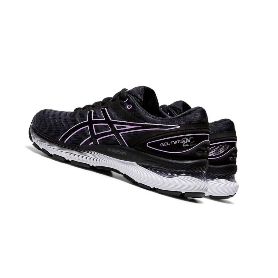 Black Women's Asics GEL-NIMBUS 22 Running Shoes | US85301VO - Asics Outlet Sale