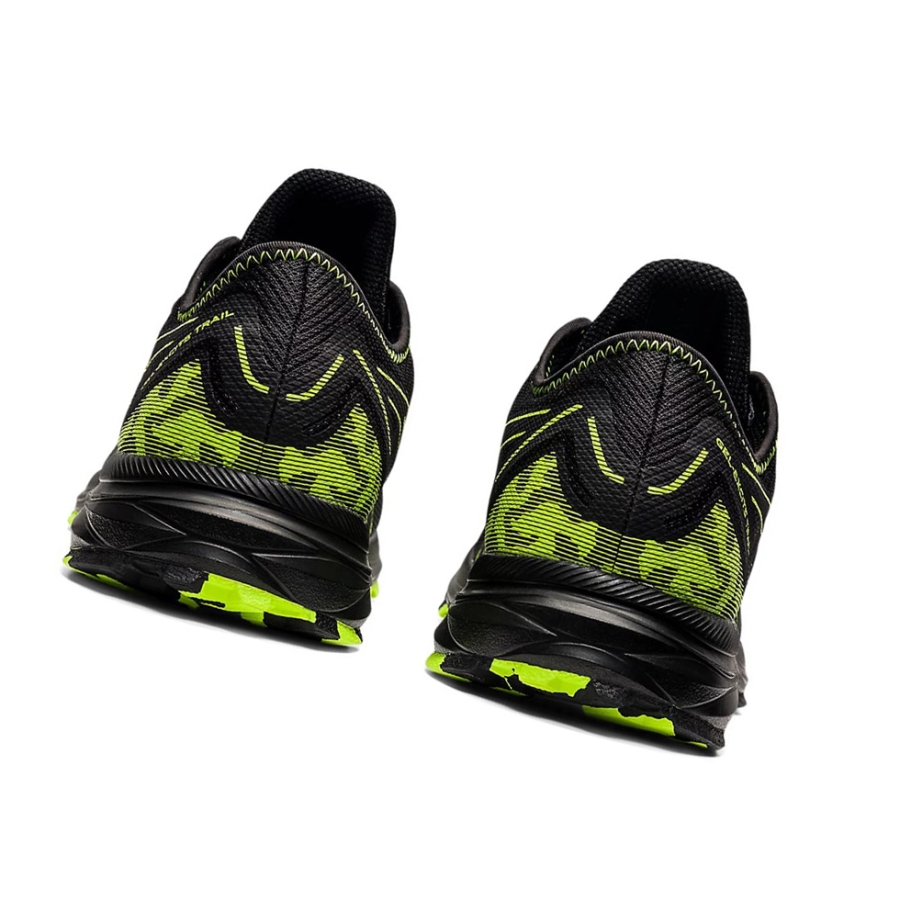 Black / Hazard Green Men's Asics GEL-EXCITE TRAIL Running Shoes | US60851SQ - Asics Outlet Sale