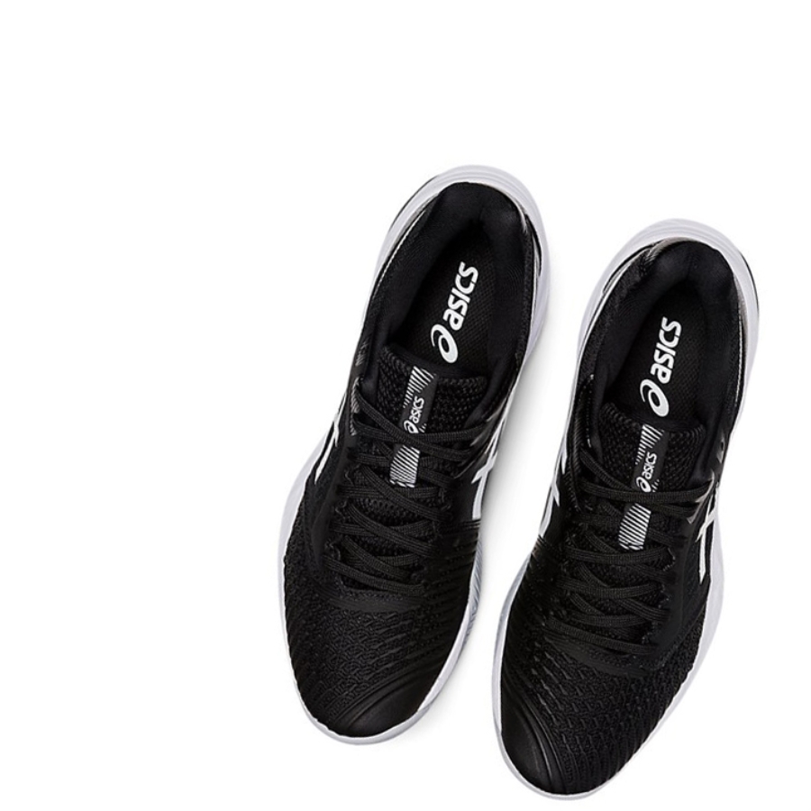 Black / Pure Silver Women's Asics NETBURNER BALLISTIC FF 3 Volleyball Shoes | US48709VO - Asics Outlet Sale