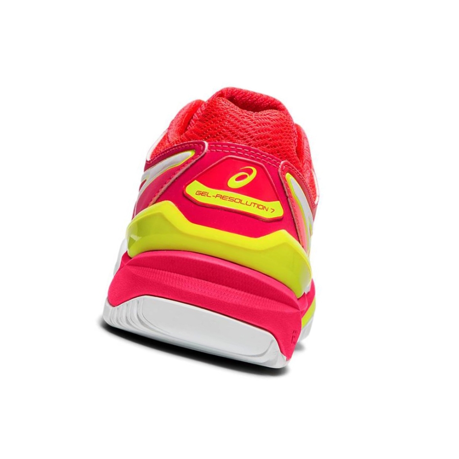 White Women's Asics GEL-RESOLUTION 7 Tennis Shoes | US13752WV - Asics Outlet Sale