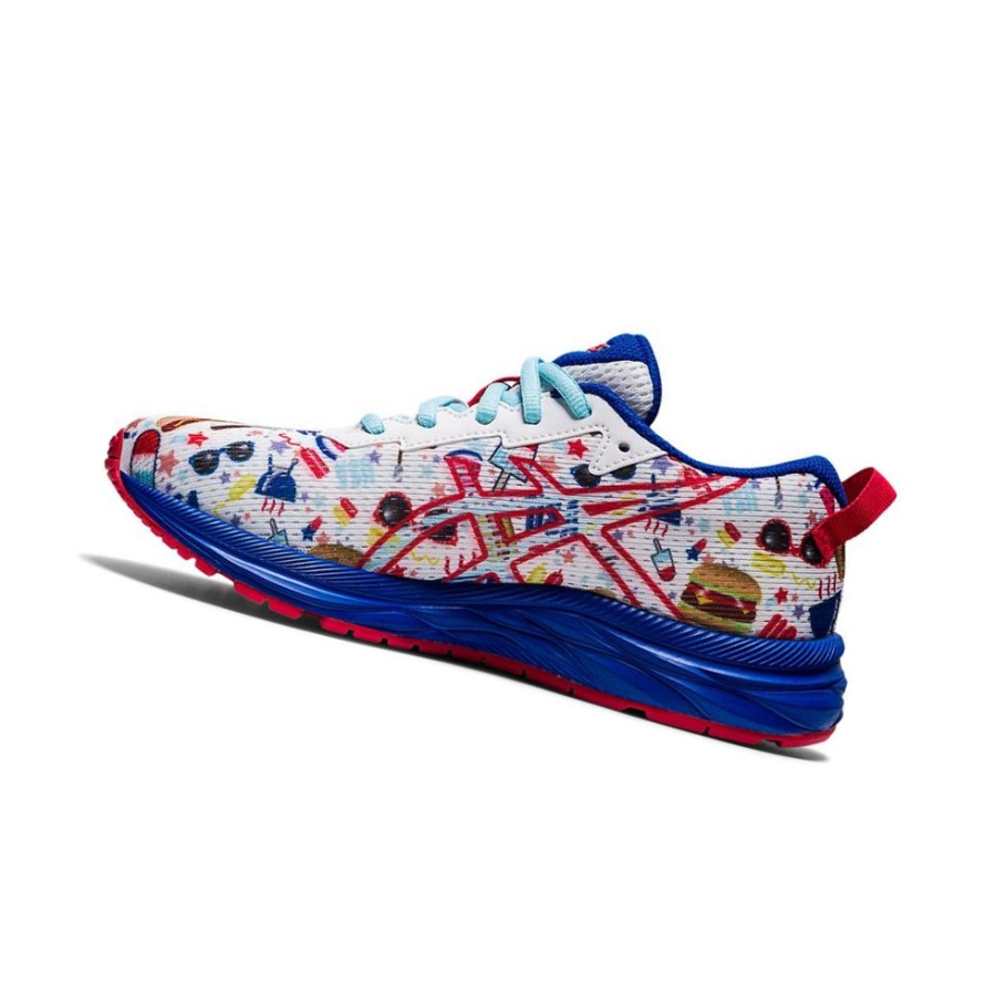 White Kids' Asics GEL-NOOSA Running Shoes | US10493XZ - Asics Outlet Sale