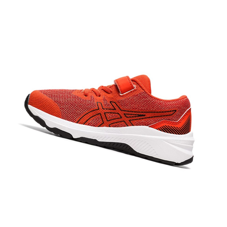 Cherry Tomato / Black Kids' Asics GT-1000 11 PS Running Shoes | US59741DB - Asics Outlet Sale