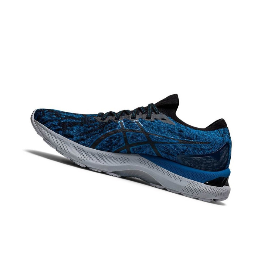 Blue Men's Asics GEL-NIMBUS 23 Knit Running Shoes | US58104KI - Asics Outlet Sale