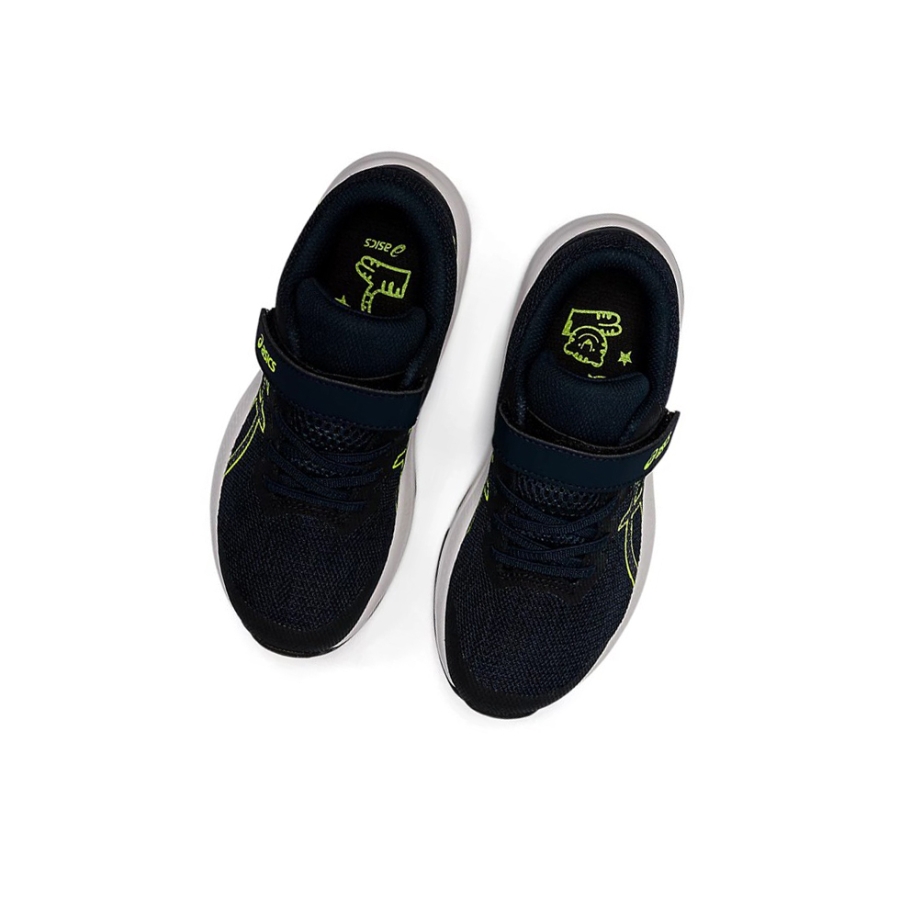 French Blue / Hazard Green Kids' Asics GT-1000 11 PS Running Shoes | US76829FC - Asics Outlet Sale