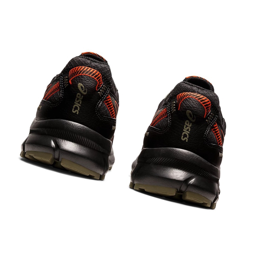 Black / Cherry Tomato Men's Asics TRAIL SCOUT 2 Trail Running Shoes | US23741NR - Asics Outlet Sale