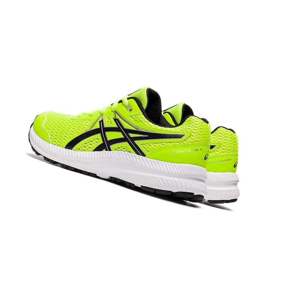 Hazard Green / Black Kids' Asics CONTEND 7 GS Running Shoes | US79130ML - Asics Outlet Sale