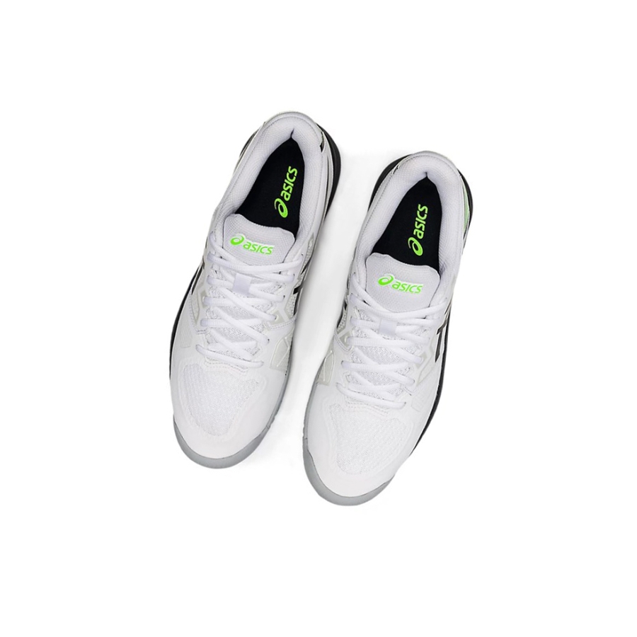 White / Green Gecko Men's Asics GEL-CHALLENGER 13 Tennis Shoes | US07659OQ - Asics Outlet Sale