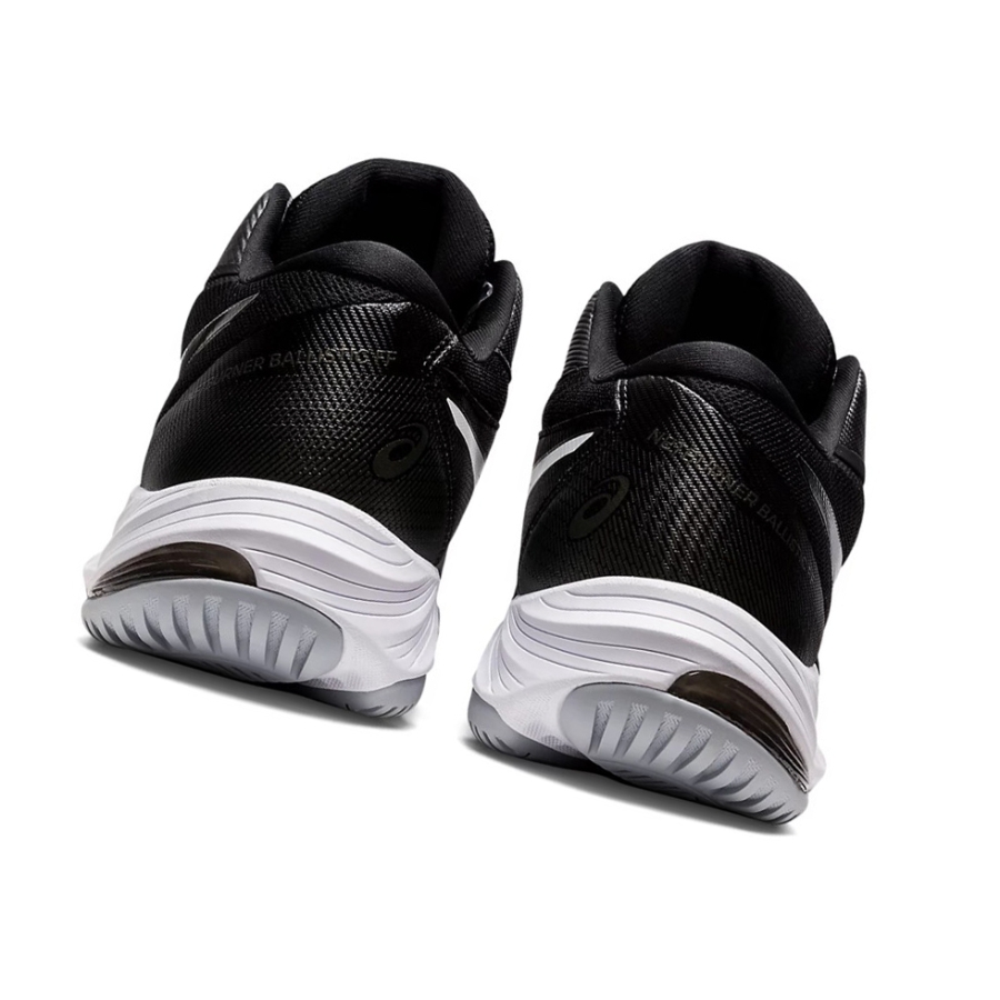 Black / White Men's Asics NETBURNER BALLISTIC FF MT 3 Volleyball Shoes | US48512QT - Asics Outlet Sale