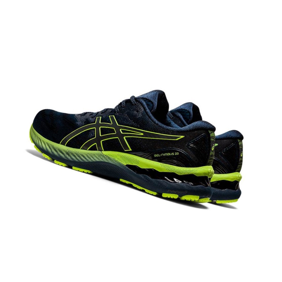 Navy Men's Asics GEL-NIMBUS 23 LITE-SHOW Running Shoes | US75843XW - Asics Outlet Sale
