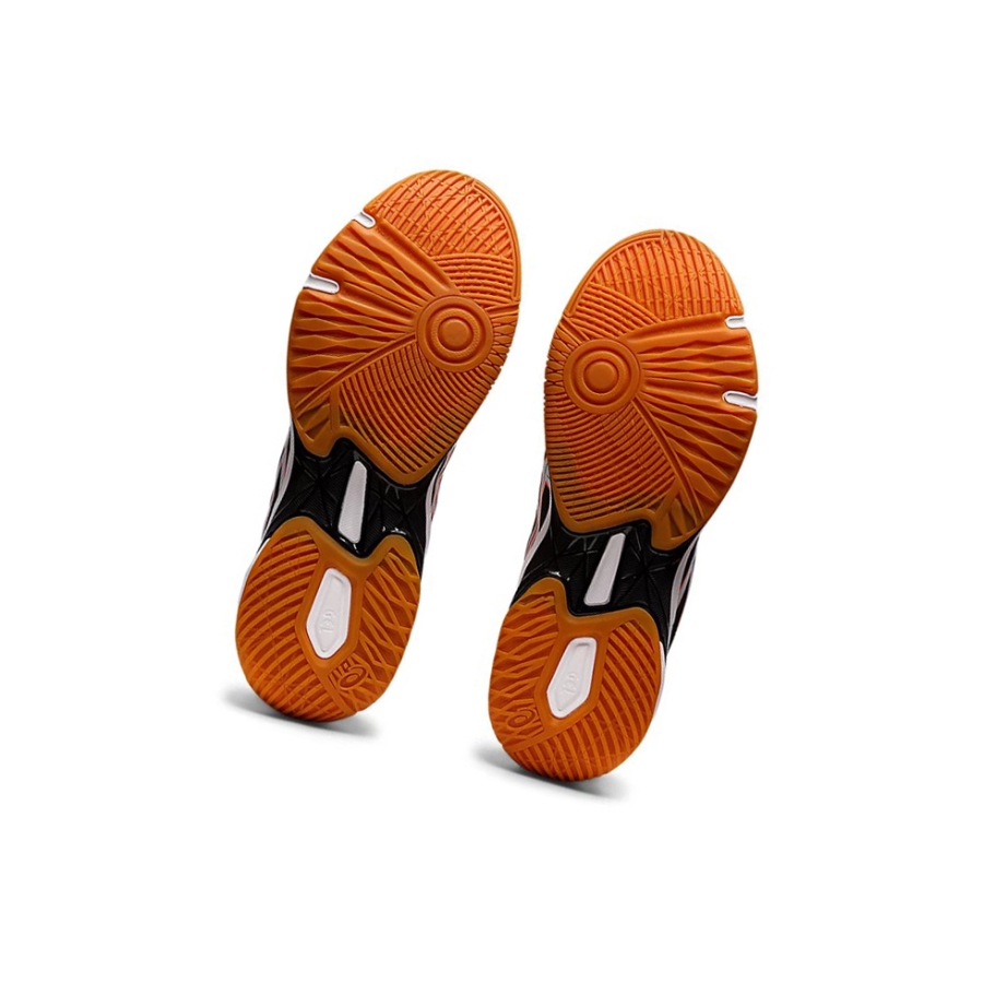 Black / Shocking Orange Men's Asics GEL-ROCKET 10 (2E) Volleyball Shoes | US16284KO - Asics Outlet Sale