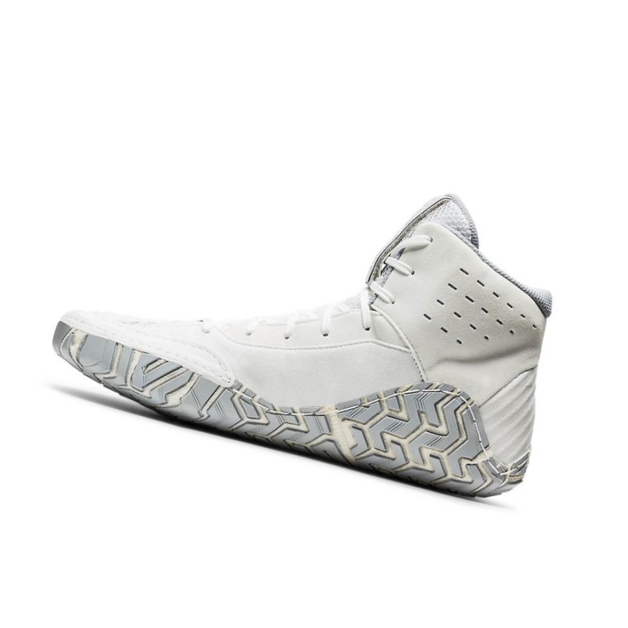 White Men's Asics AGGRESSOR 4 Wrestling Shoes | US64127FA - Asics Outlet Sale