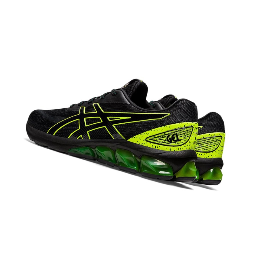 Black / Safety Yellow Women's Asics GEL-QUANTUM 180 VII Sneakers | US62057WN - Asics Outlet Sale
