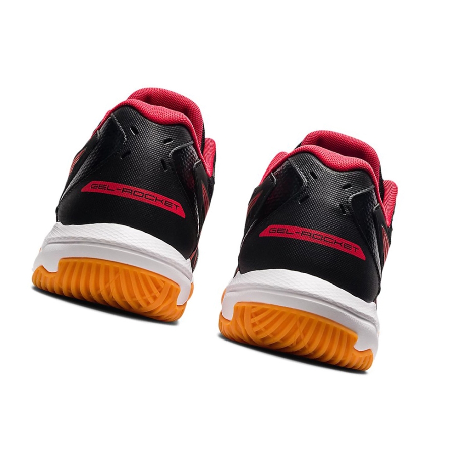Black / Red Men's Asics GEL-ROCKET 10 Volleyball Shoes | US09521IQ - Asics Outlet Sale