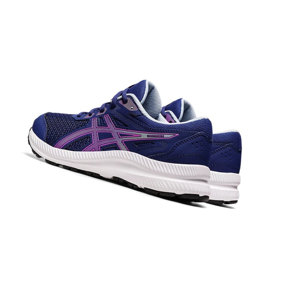 Dive Blue / Orchid Kids' Asics CONTEND 8 GS Running Shoes | US50248UC - Asics Outlet Sale