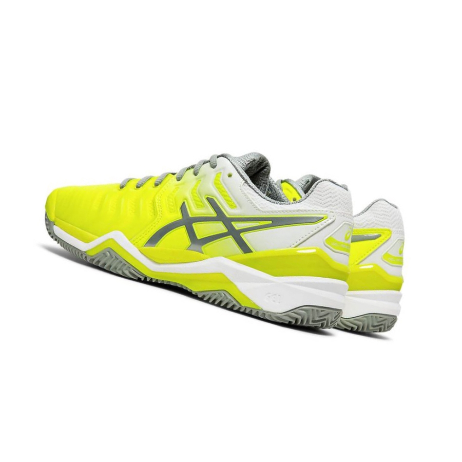 Yellow Women's Asics GEL-RESOLUTION 7 Tennis Shoes | US63984UD - Asics Outlet Sale