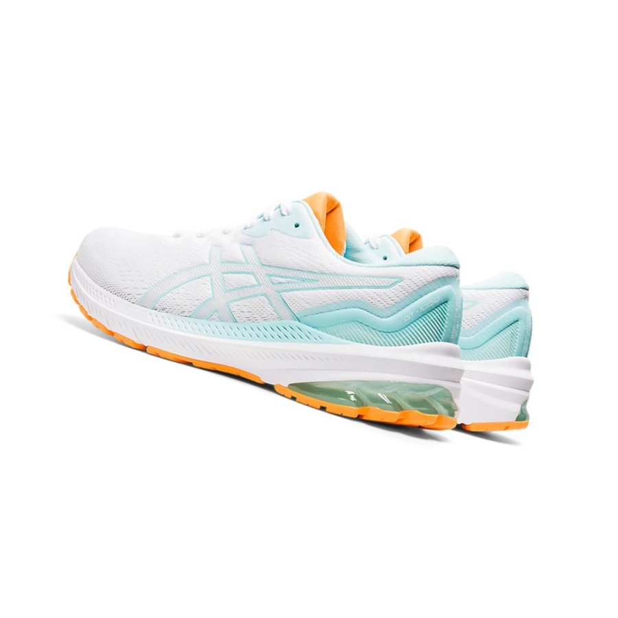 White / Clear Blue Women's Asics GT-1000 11 Running Shoes | US60425OZ - Asics Outlet Sale