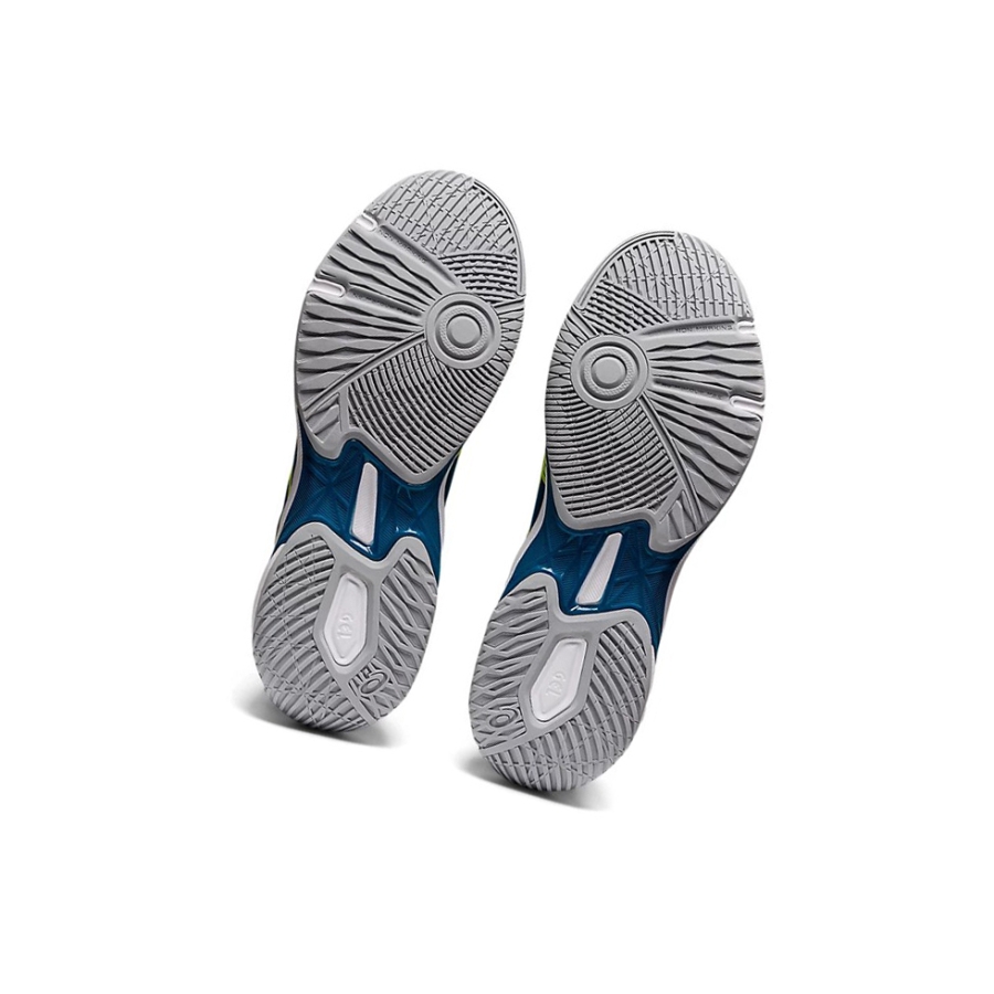 Deep Sea Teal / Glow Yellow Men's Asics GEL-ROCKET 10 Volleyball Shoes | US08625BN - Asics Outlet Sale