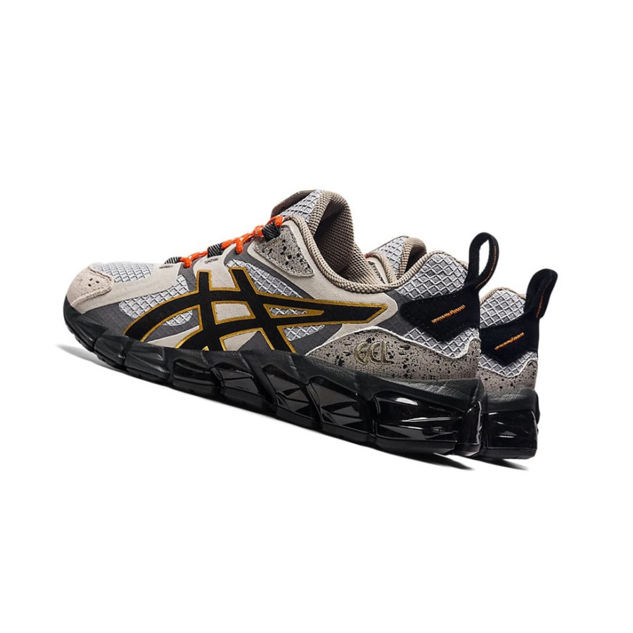 Oyster Grey / Black Men's Asics GEL-QUANTUM 180 Sneakers | US79435RP - Asics Outlet Sale
