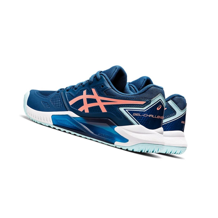 Light Indigo / Guava Women's Asics GEL-CHALLENGER 13 Tennis Shoes | US69510NK - Asics Outlet Sale