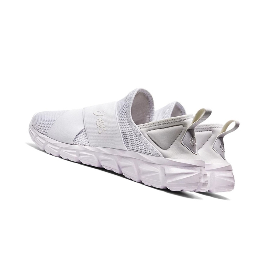 White / White Women's Asics QUANTUM LYTE SLIP-ON Sneakers | US49375RQ - Asics Outlet Sale
