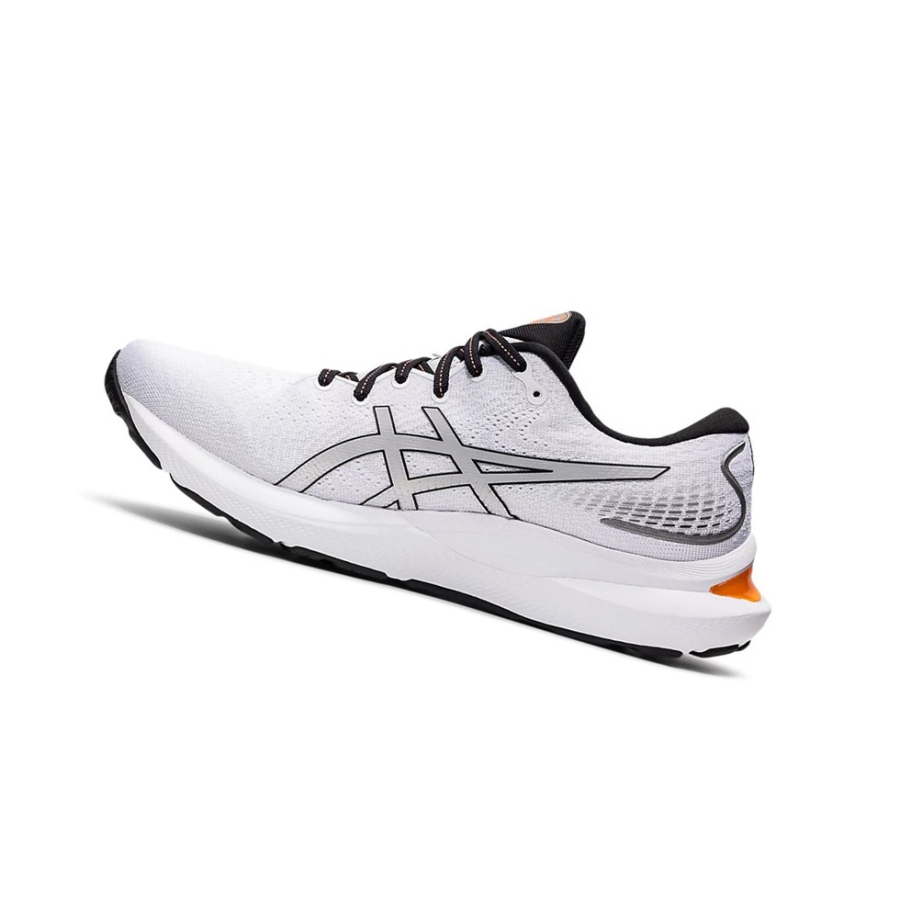 White / Piedmont Grey Men's Asics GEL-CUMULUS 24 Running Shoes | US25078LW - Asics Outlet Sale