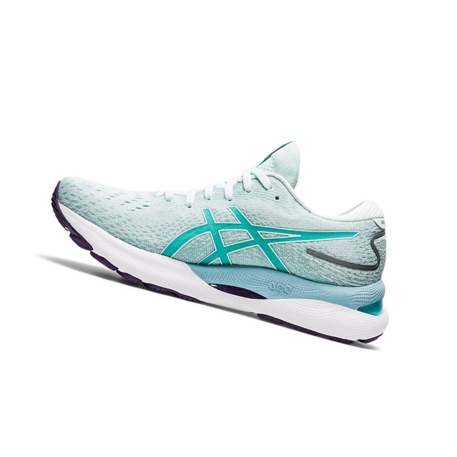 Soothing Sea / Sea Glass Women's Asics GEL-NIMBUS 24 Running Shoes | US08375LT - Asics Outlet Sale