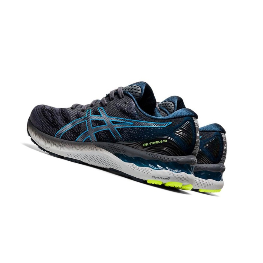 Grey Men's Asics GEL-NIMBUS 23 Running Shoes | US42375RB - Asics Outlet Sale
