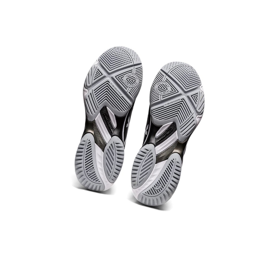 Black / White Men's Asics NETBURNER BALLISTIC FF MT 3 Volleyball Shoes | US48512QT - Asics Outlet Sale