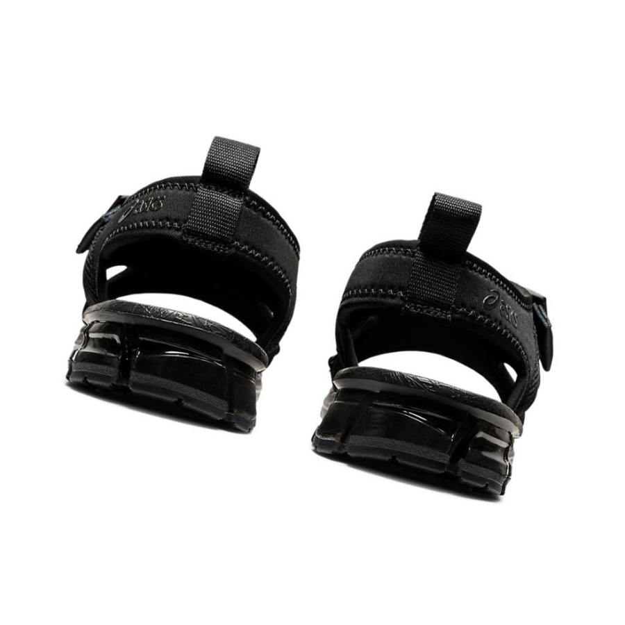 Black Men's Asics GEL-QUANTUM 90 SD FO Sandals | US92760MS - Asics Outlet Sale