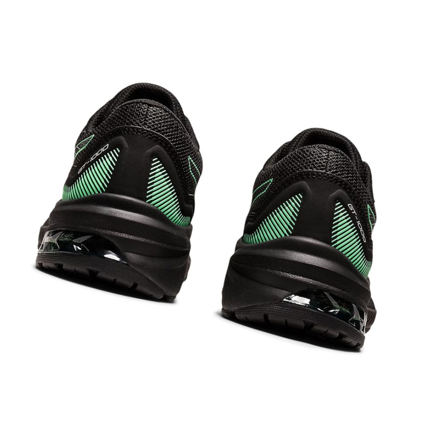 Graphite Grey / New Leaf Kids' Asics GT-1000 11 GS Running Shoes | US38019CN - Asics Outlet Sale