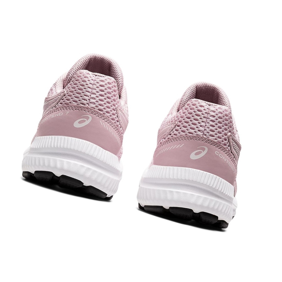 Barely Rose / White Kids' Asics CONTEND 7 GS Running Shoes | US23519EP - Asics Outlet Sale