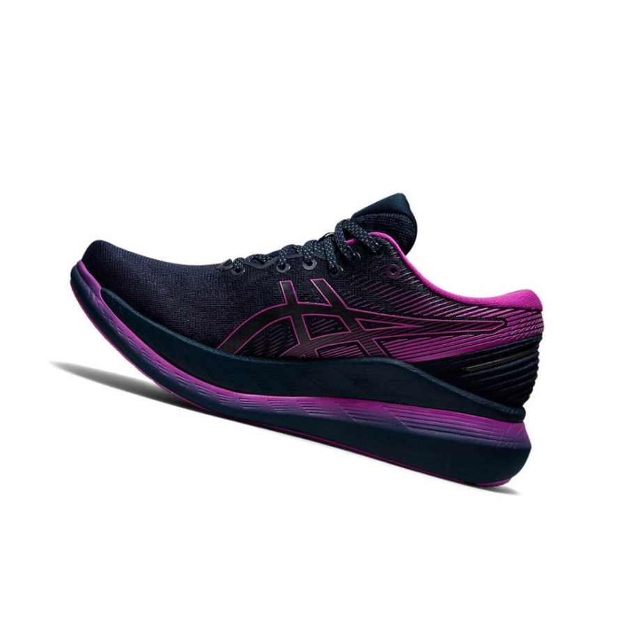 Navy Women's Asics GLIDERIDE 2 LITE-SHOW Running Shoes | US08947DU - Asics Outlet Sale
