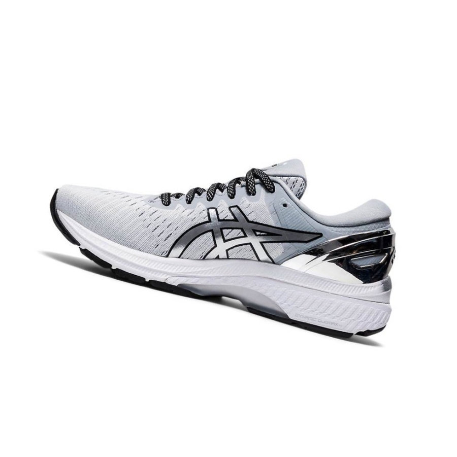 Grey Women's Asics GEL-KAYANO 27 PLATINUM Running Shoes | US54027GQ - Asics Outlet Sale