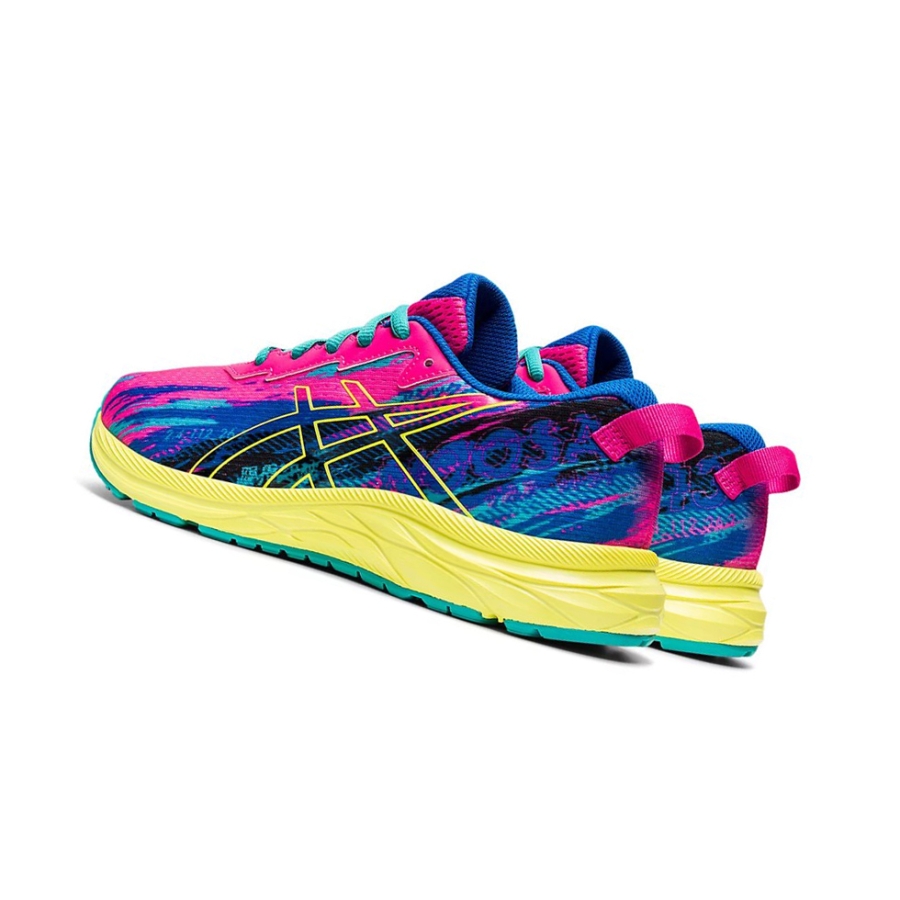 Pink Glo / Sour Yuzu Kids' Asics GEL-NOOSA TRI 13 GS Running Shoes | US54307GT - Asics Outlet Sale