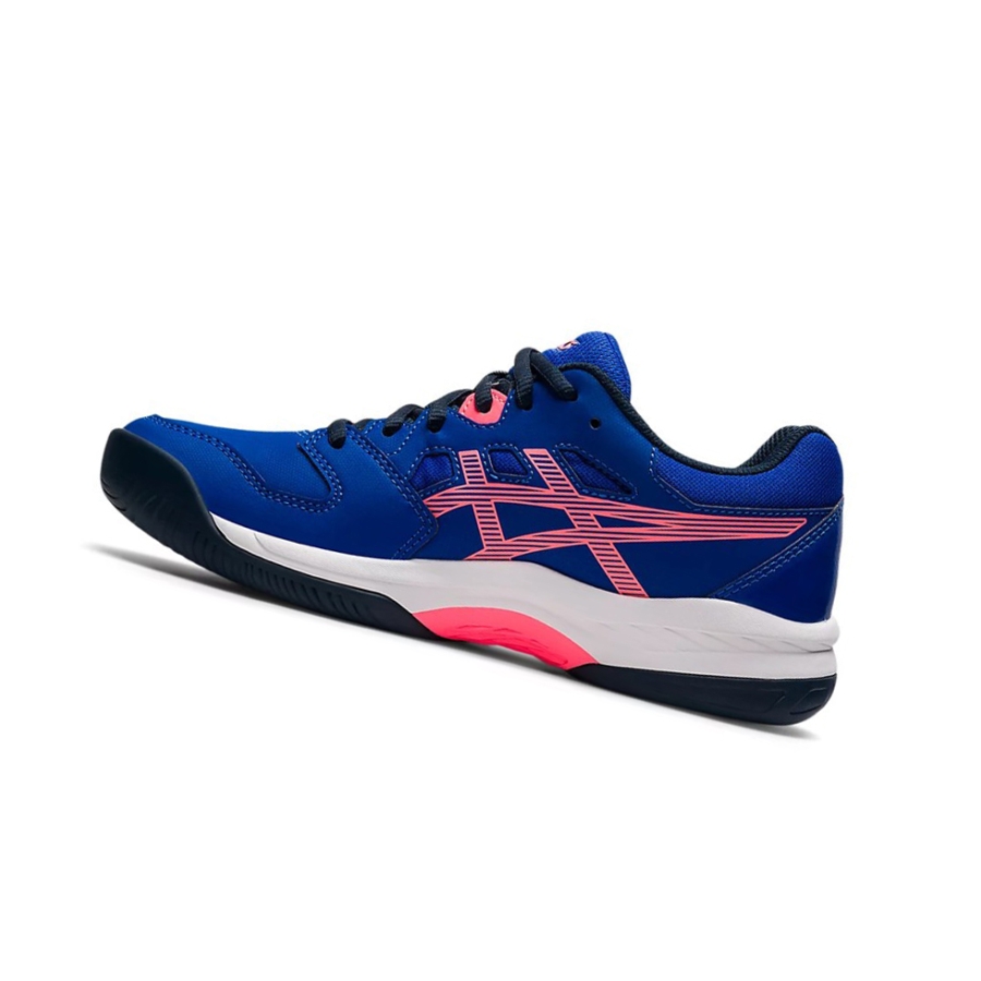 Blue / Blazing Coral Women's Asics GEL-RENMA Tennis Shoes | US18053RW - Asics Outlet Sale