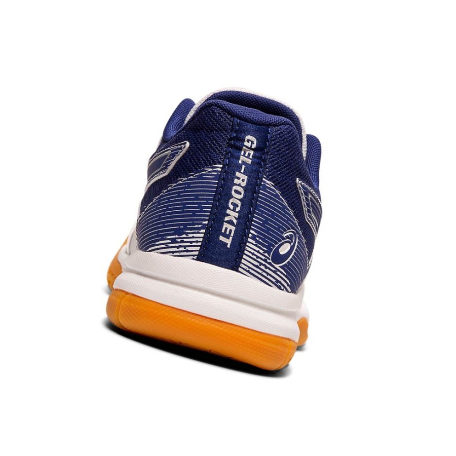 White Women's Asics GEL-ROCKET 9 Volleyball Shoes | US83514VY - Asics Outlet Sale