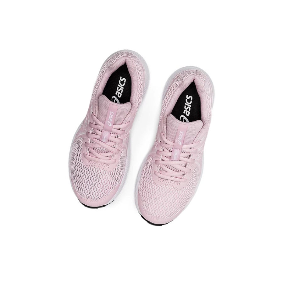 Barely Rose / White Kids' Asics CONTEND 7 GS Running Shoes | US23519EP - Asics Outlet Sale