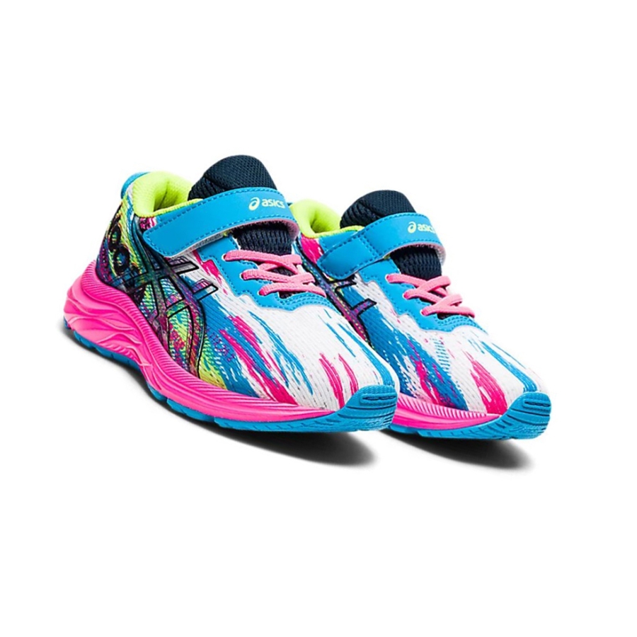 Digital Aqua / Hot Pink Kids' Asics PRE NOOSA TRI 13 PS Running Shoes | US87261HO - Asics Outlet Sale