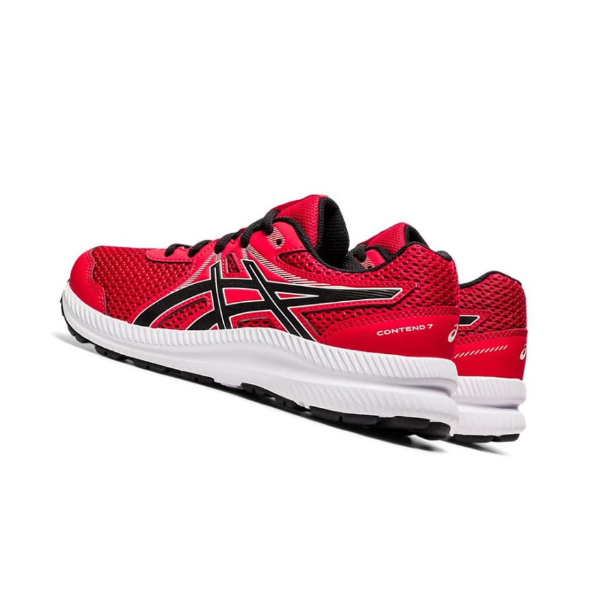 Red / Black Kids' Asics CONTEND 7 GS Running Shoes | US38097QL - Asics Outlet Sale