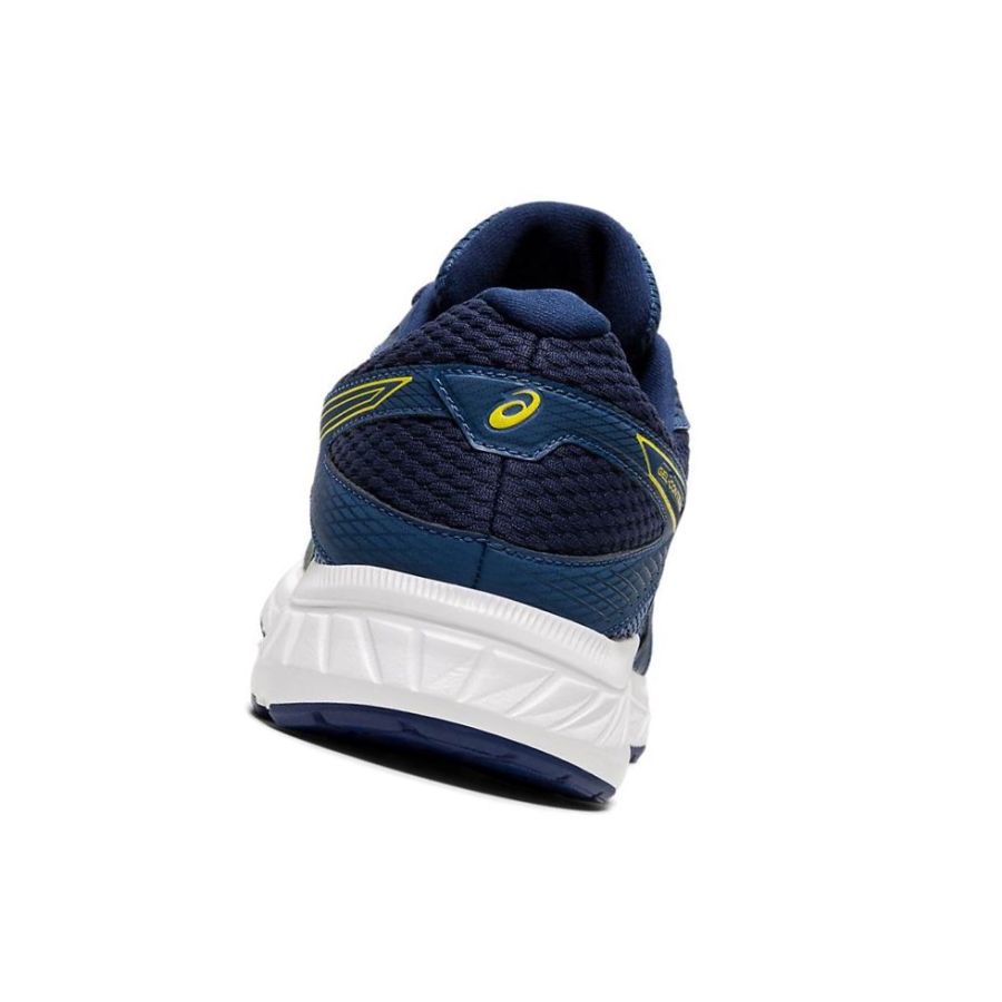 Dark Blue Men's Asics GEL-CONTEND 6 Running Shoes | US49071YS - Asics Outlet Sale