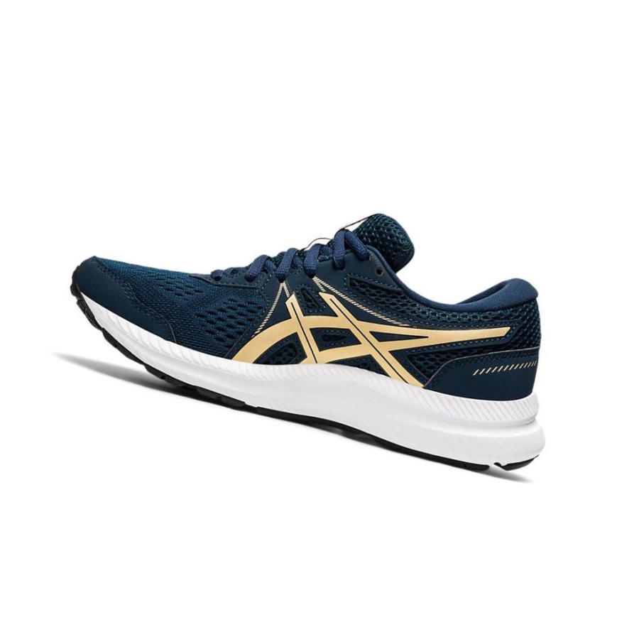 Navy Women's Asics GEL-CONTEND 7 Running Shoes | US98705IU - Asics Outlet Sale