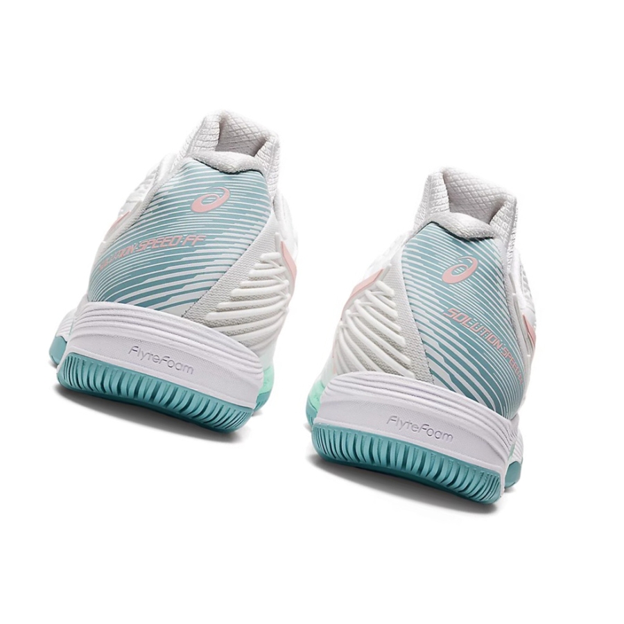 White / Frosted Rose Women's Asics SOLUTION SPEED FF 2 Tennis Shoes | US95412ZI - Asics Outlet Sale