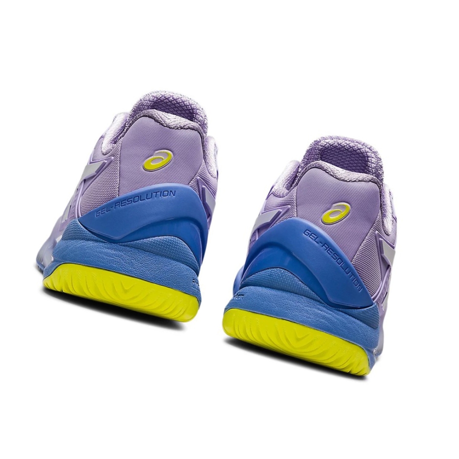 Murasaki / White Women's Asics GEL-RESOLUTION 8 Tennis Shoes | US02413ZI - Asics Outlet Sale