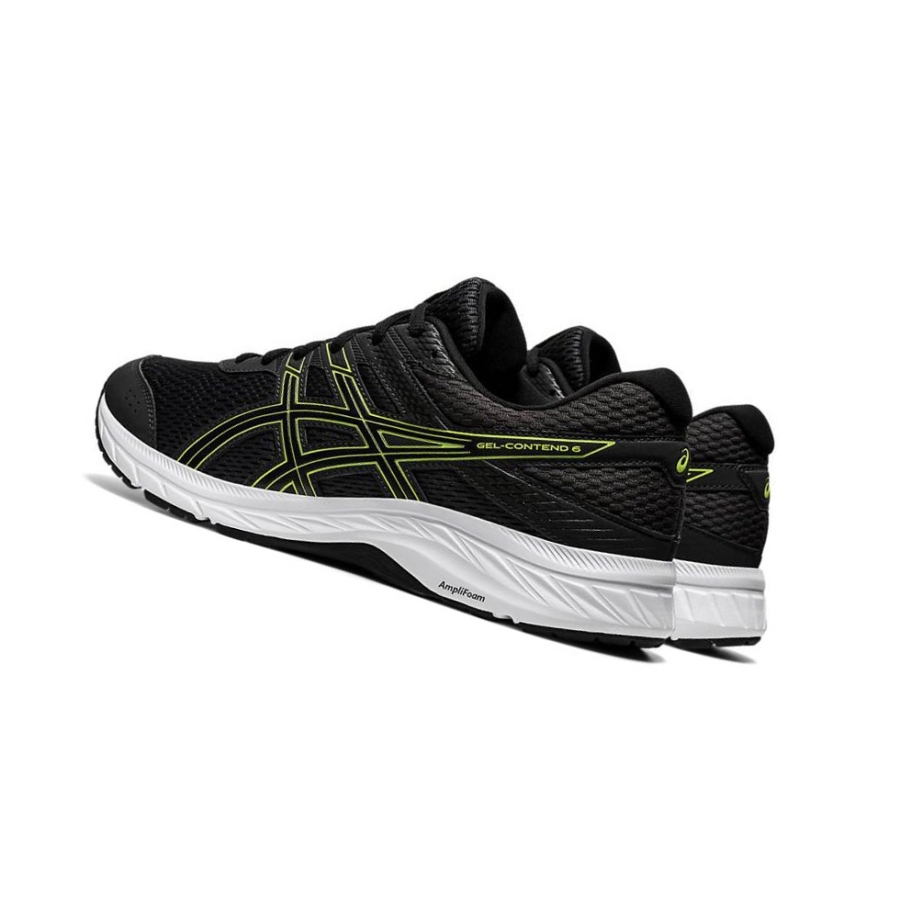 Black Men's Asics GEL-CONTEND 6 Running Shoes | US90643ZF - Asics Outlet Sale
