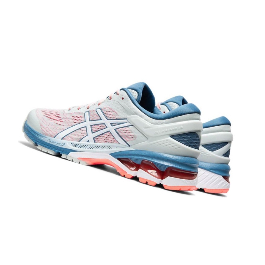 White Women's Asics GEL-KAYANO 26 wide Running Shoes | US58140WB - Asics Outlet Sale