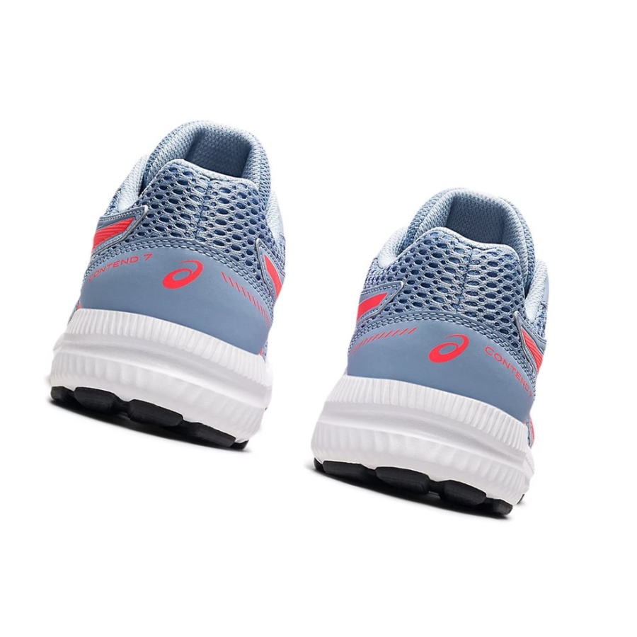 Mist / Blazing Coral Kids' Asics CONTEND 7 GS Running Shoes | US76128MC - Asics Outlet Sale