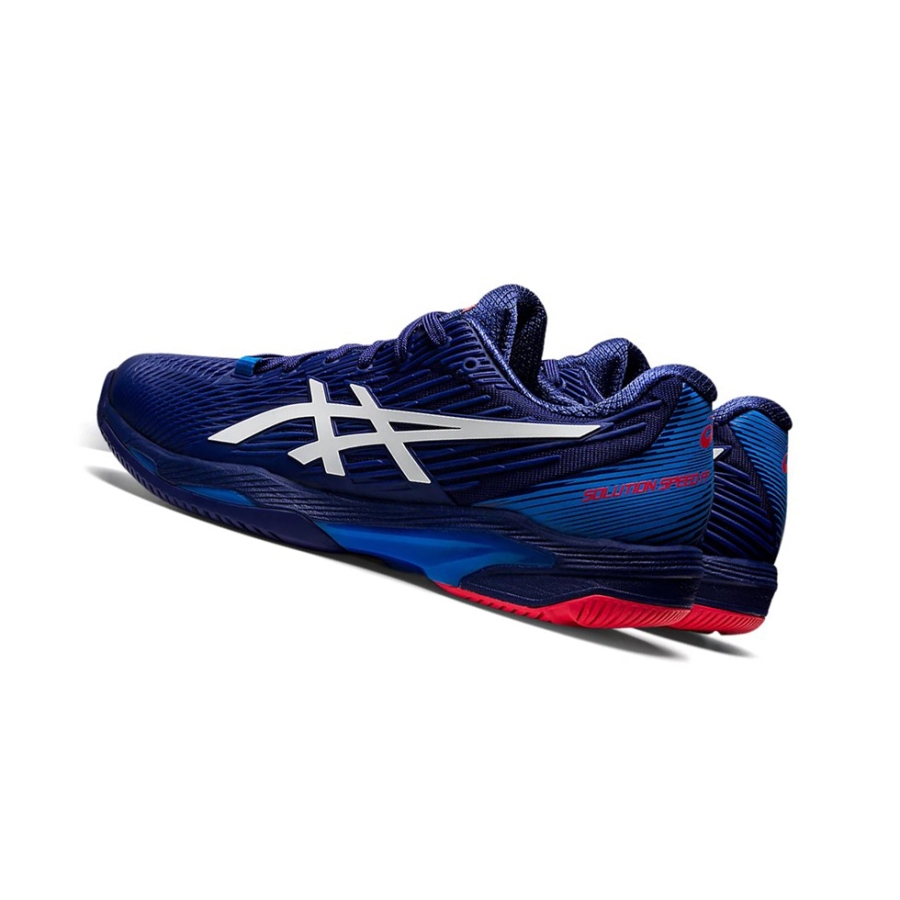 Dive Blue / White Men's Asics SOLUTION SPEED FF 2 Tennis Shoes | US72690DV - Asics Outlet Sale