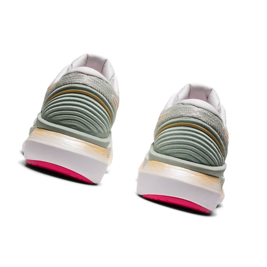 White Women's Asics GLIDERIDE 2 NEW STRONG Running Shoes | US96510XK - Asics Outlet Sale