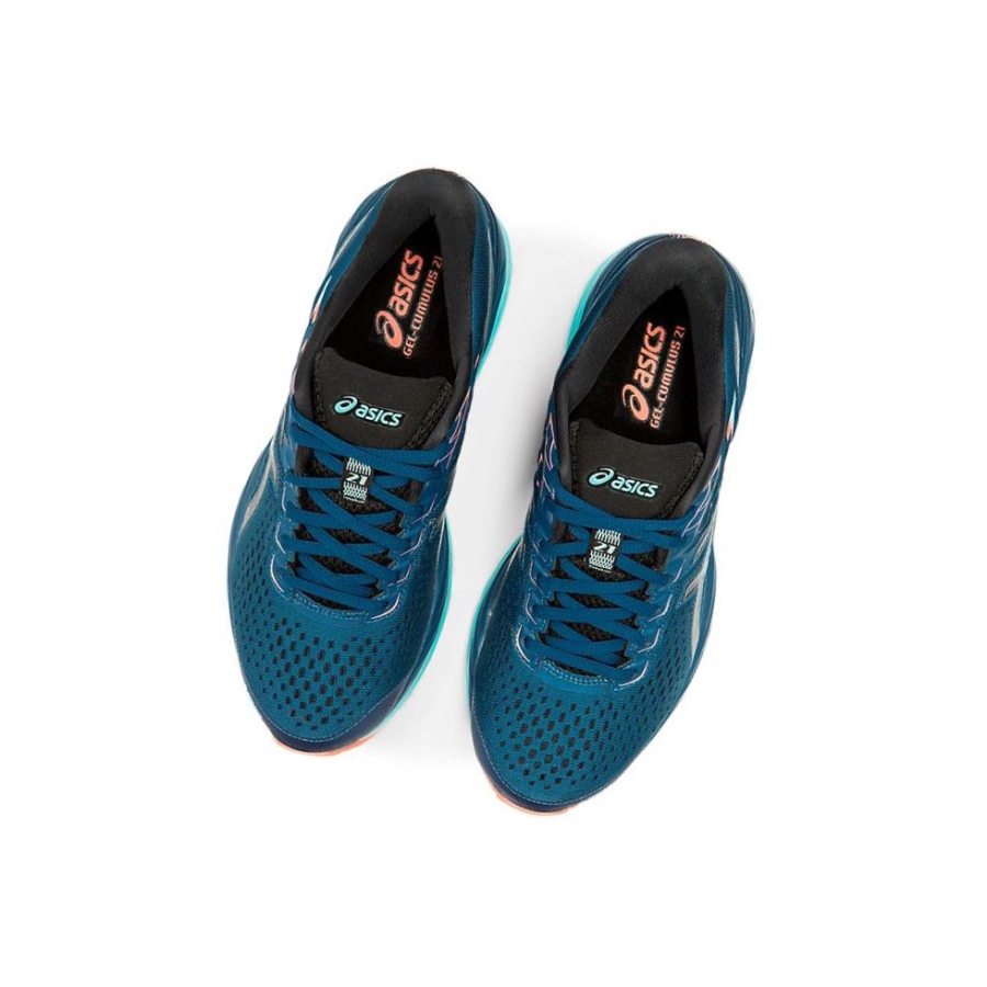 Blue Women's Asics GEL-CUMULUS 21 GT-X Running Shoes | US95104TL - Asics Outlet Sale